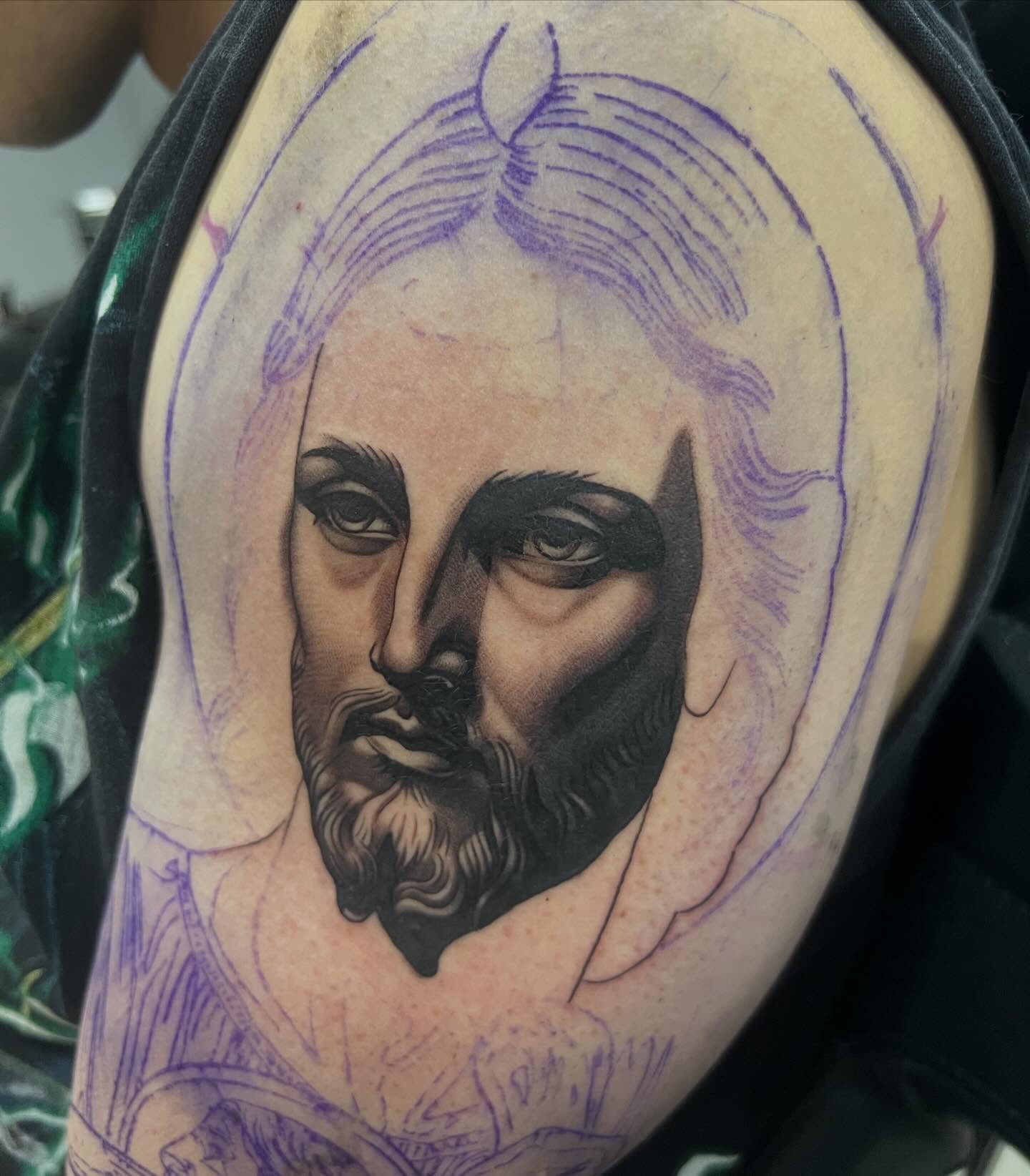 Black & Grey Realism Tattoo